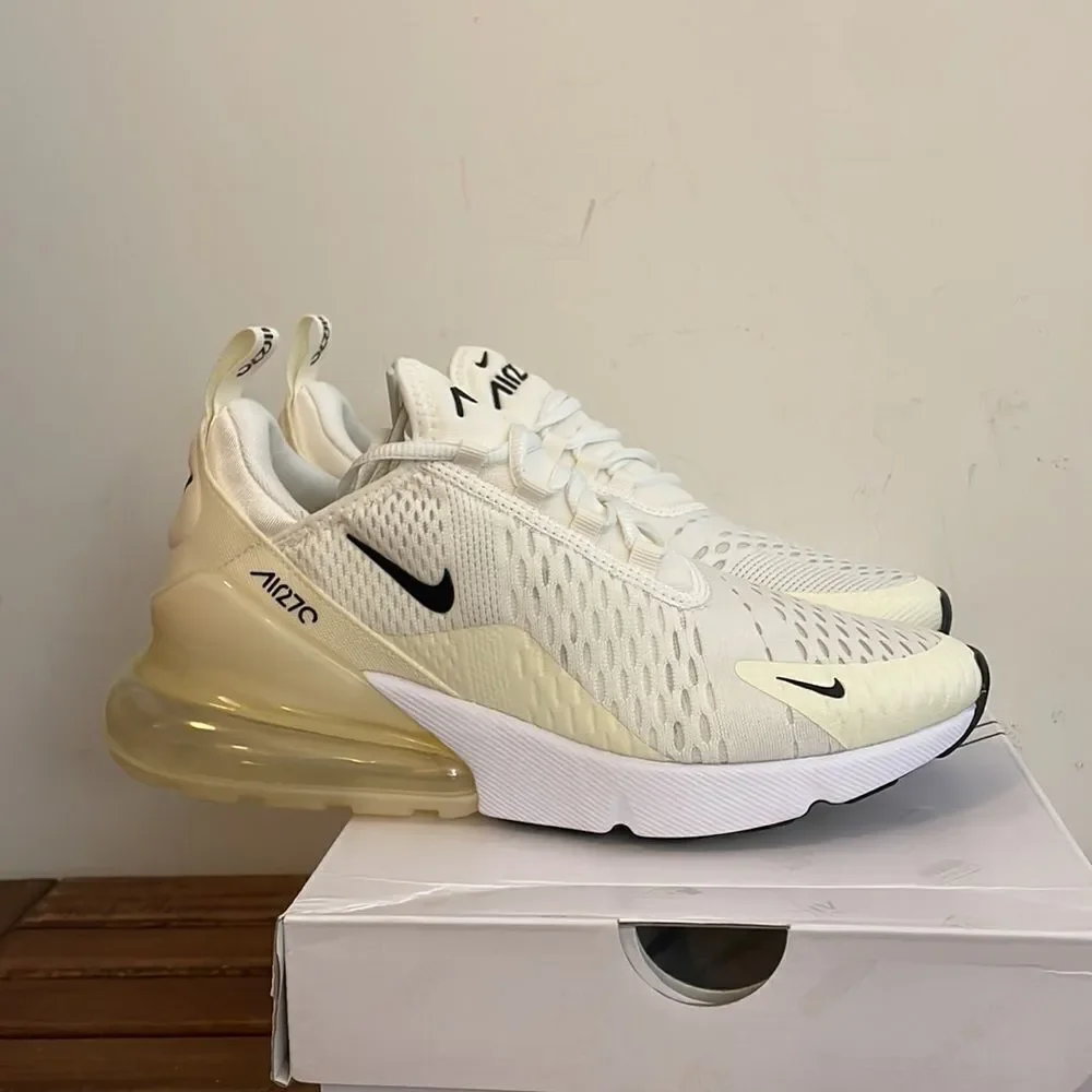 Nike Air Max 270 Sail/Coconut Milk USA Women Size 7.5/UK 5/EU 38.5(AH6789-124)
